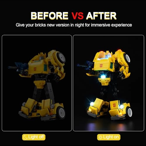 LED Light Kit for LEGO Bumblebee - Plastic 1