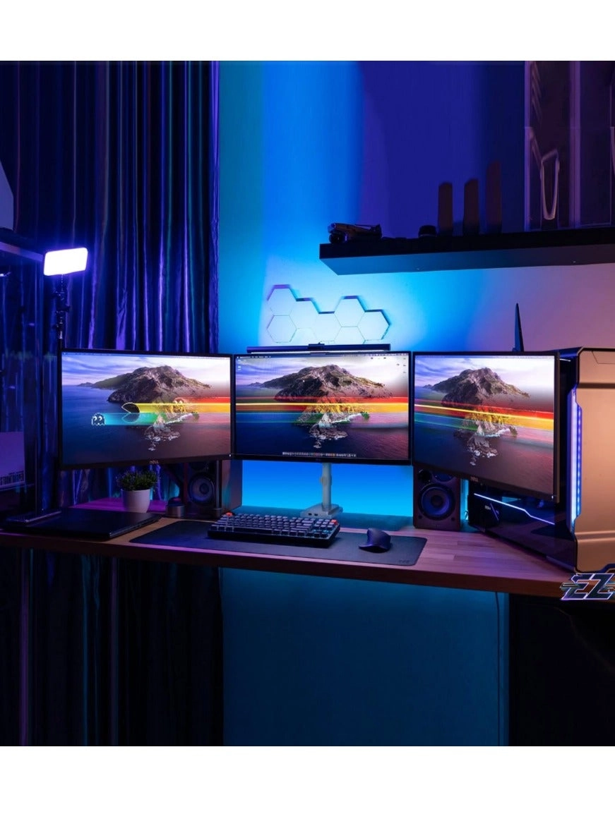 Triple Monitor Desk Mount - 3 32 Inches 75x75mm 100x100mm