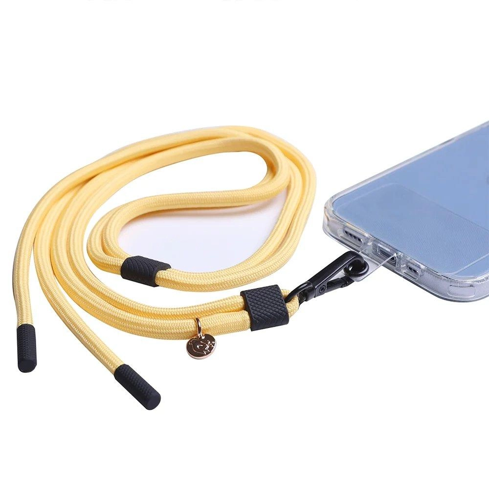 Protection Pro Mobile Smart Strap - Yellow Lanyard Black Metal Strap Lock