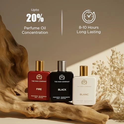 Fire - Eau de Toilette 50ml + Blanc - Eau de Toilette 50ml + Black - Eau de Toilette 50ml
