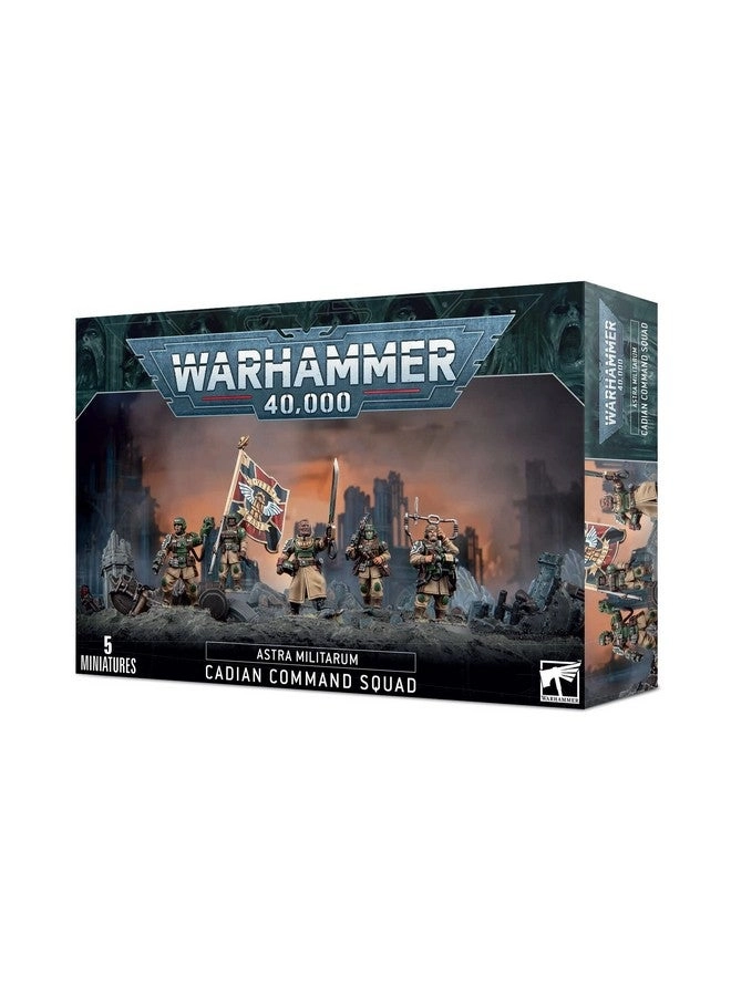 Games Workshop Warhammer 40k: Astra Militarum Cadian Command Squad