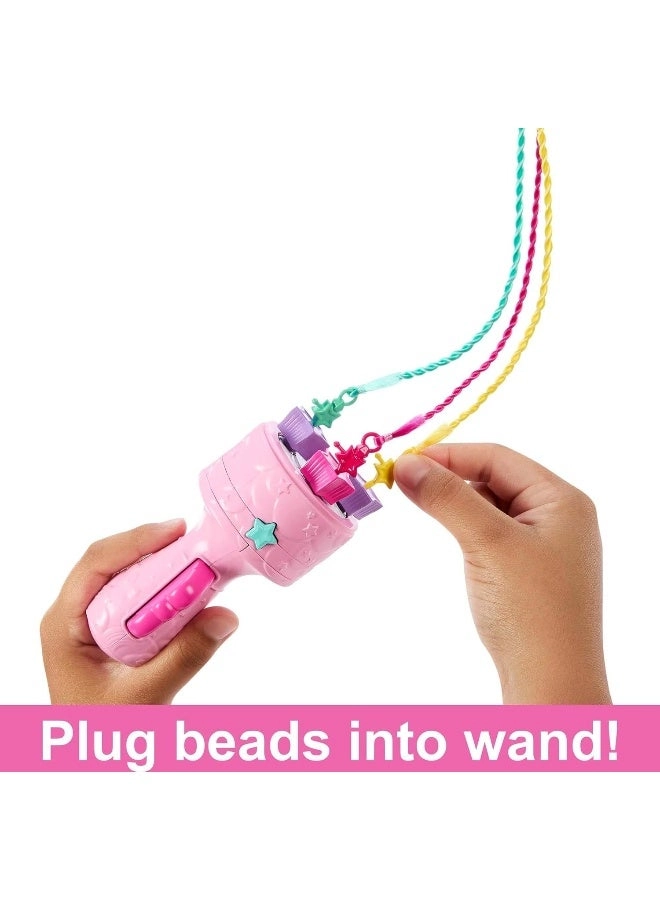 Barbie Dreamtopia Fantasy Braid Twist N Style Rainbow Hair Doll Playset - Twisting Tool Styling Accessories Ages 3+