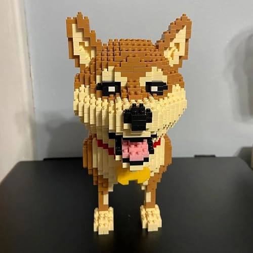 Building Block Animal Bricks Dog Shiba Inu - 1850 pcs