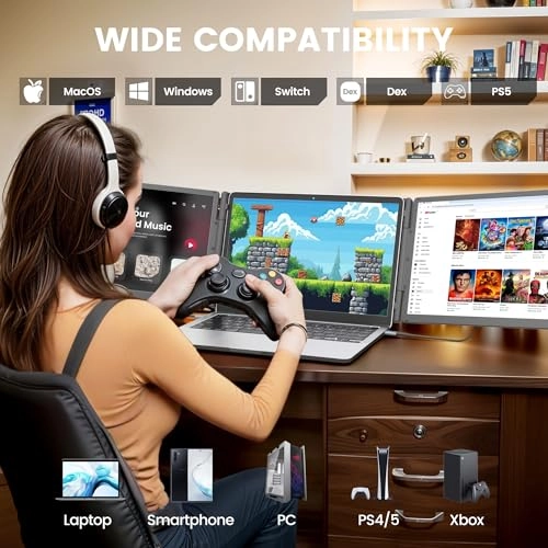 Laptop Screen Extender - S5 15.6 Inches 1920x1080