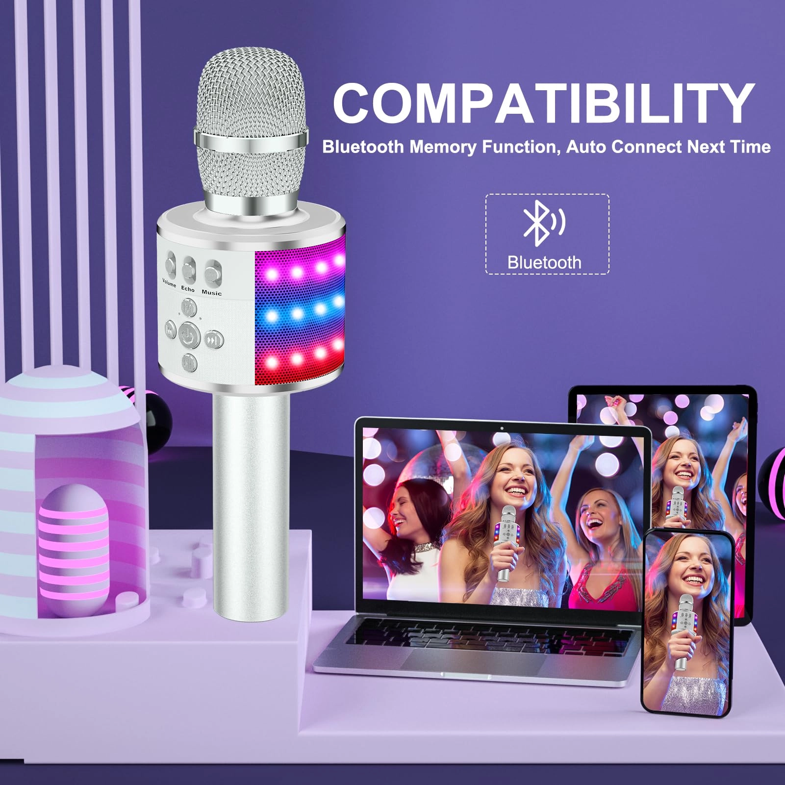G20 - Karaoke Microphone Bluetooth Wireless