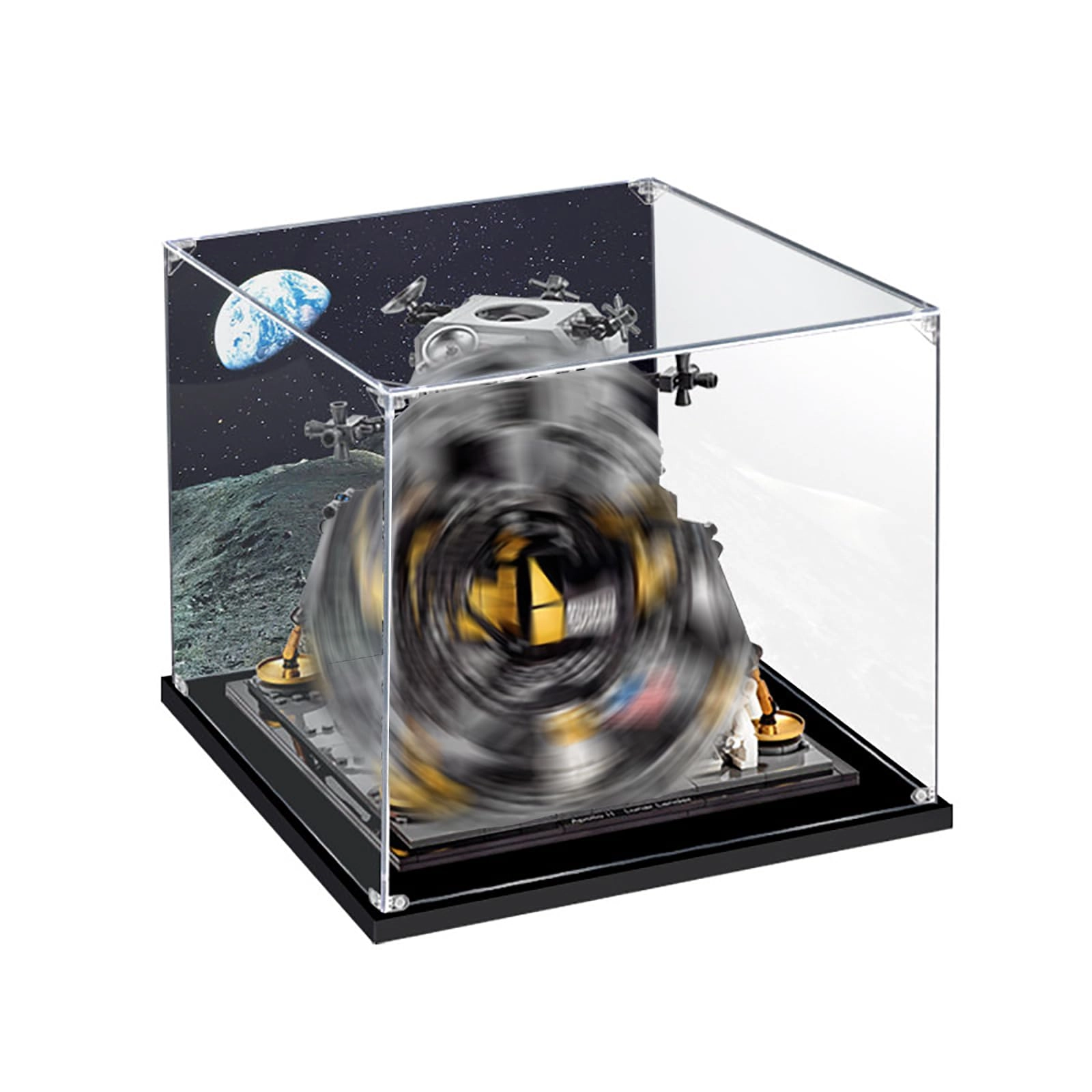 Generic Acrylic Display Case - LE*GO 10266 Apollo 11 Lunar Lander
