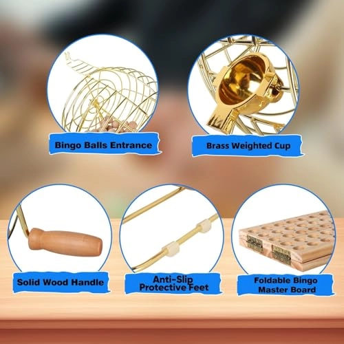 Deluxe Bingo Game Set - English Adult 75 piece(s)