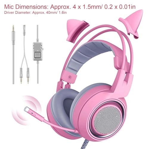Cat Ear Headphone Wired Headphone