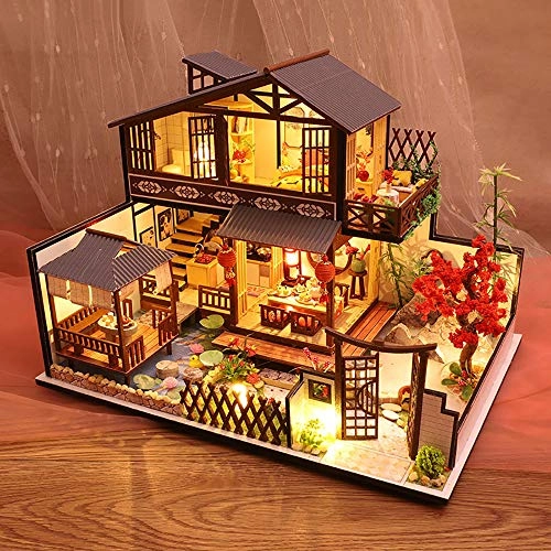 3D Miniature Dollhouse Kit - Sunshine Flower House 1:12