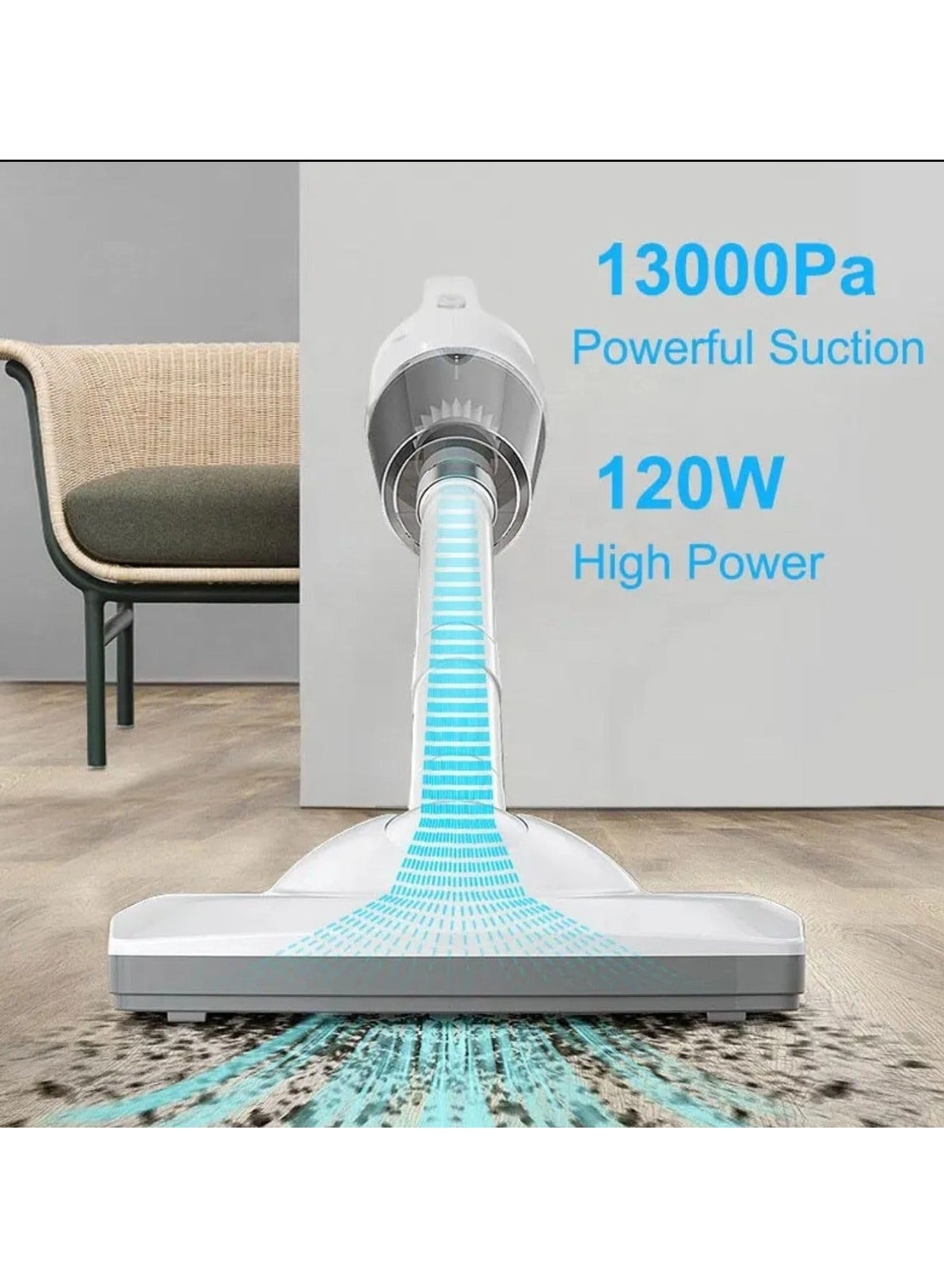 Cordless Vacuum Cleaner - 12000PA 120W
