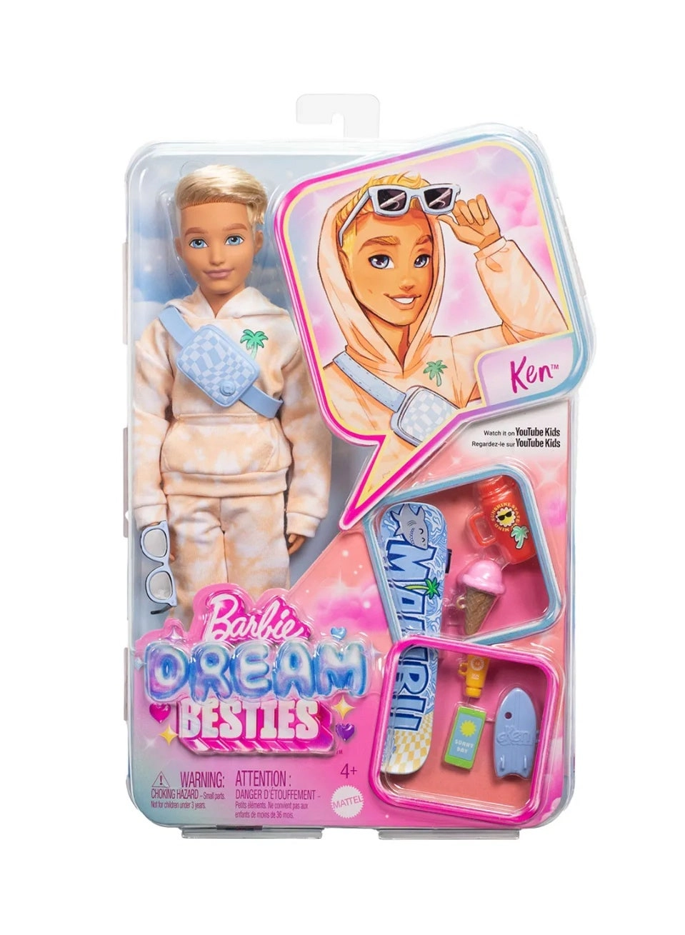Ken Dream Besties Doll - Posable Accessories