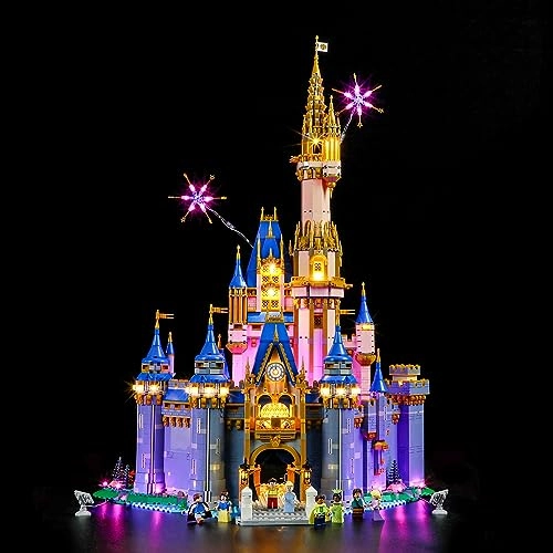 YEABRICKS LED Light - for Lego-43222 Disney Castle