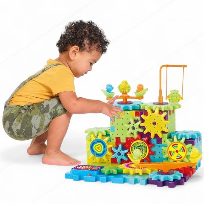 SHAKTISM Gears & Building Blocks - 3 years+ 81 pieces