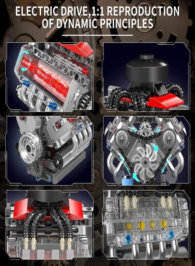 Technik V8 Engine (10171) - LSX454 Petrol