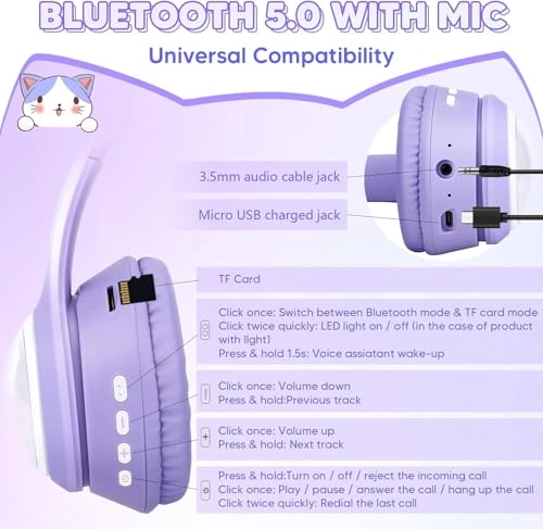 Cat Ear Wireless Headphone