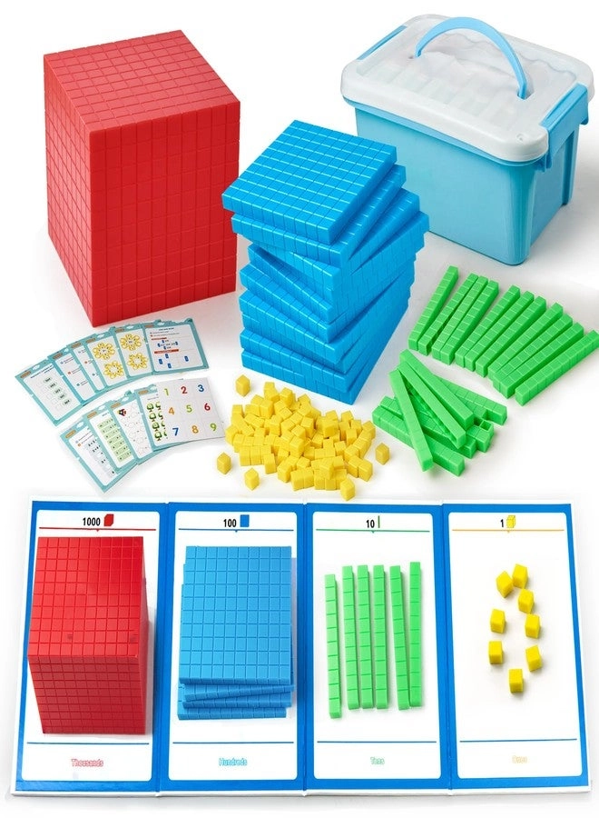 stochastic box Base Ten Blocks - Kindergarten 143 pieces