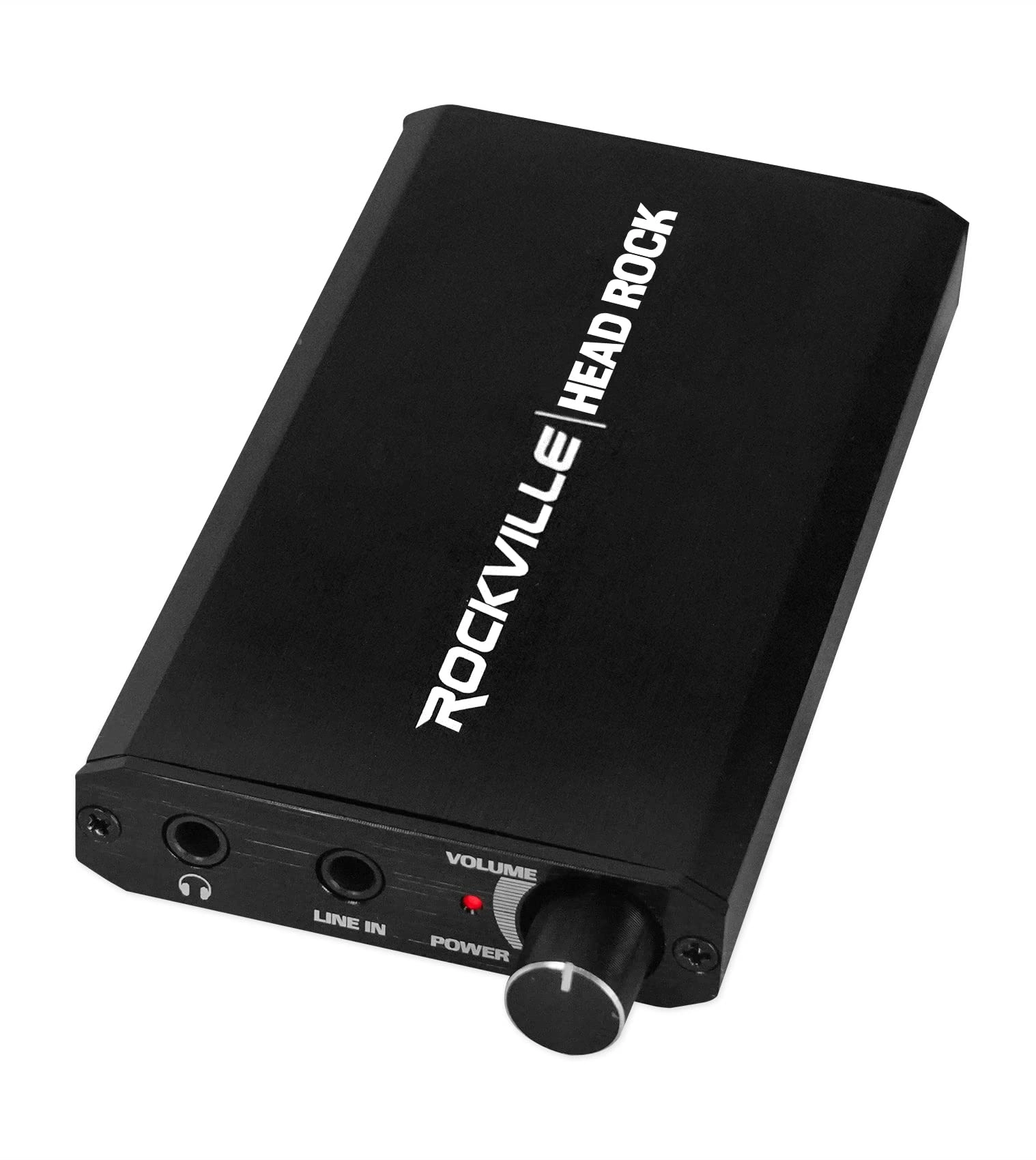 Rockville HeadRock - Battery Powered Rechargeable Personal Headphone Amplifier Black