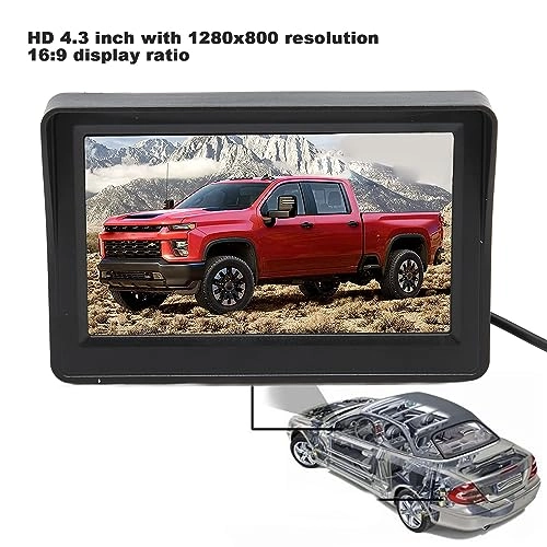 4.3 inch LCD Backup Monitor - 1280x800