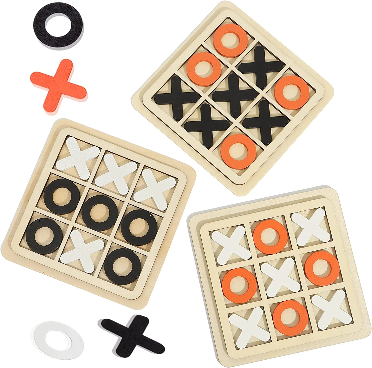 LOPOTION Tic Tac Toe Board Game - 3 pieces