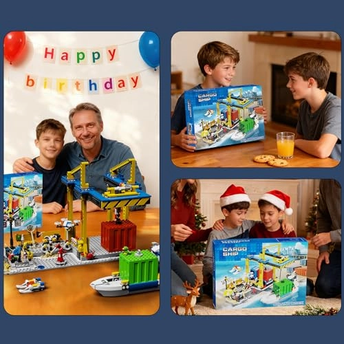 Seaside Harbor - Compatible with Lego Container Crane and Truck