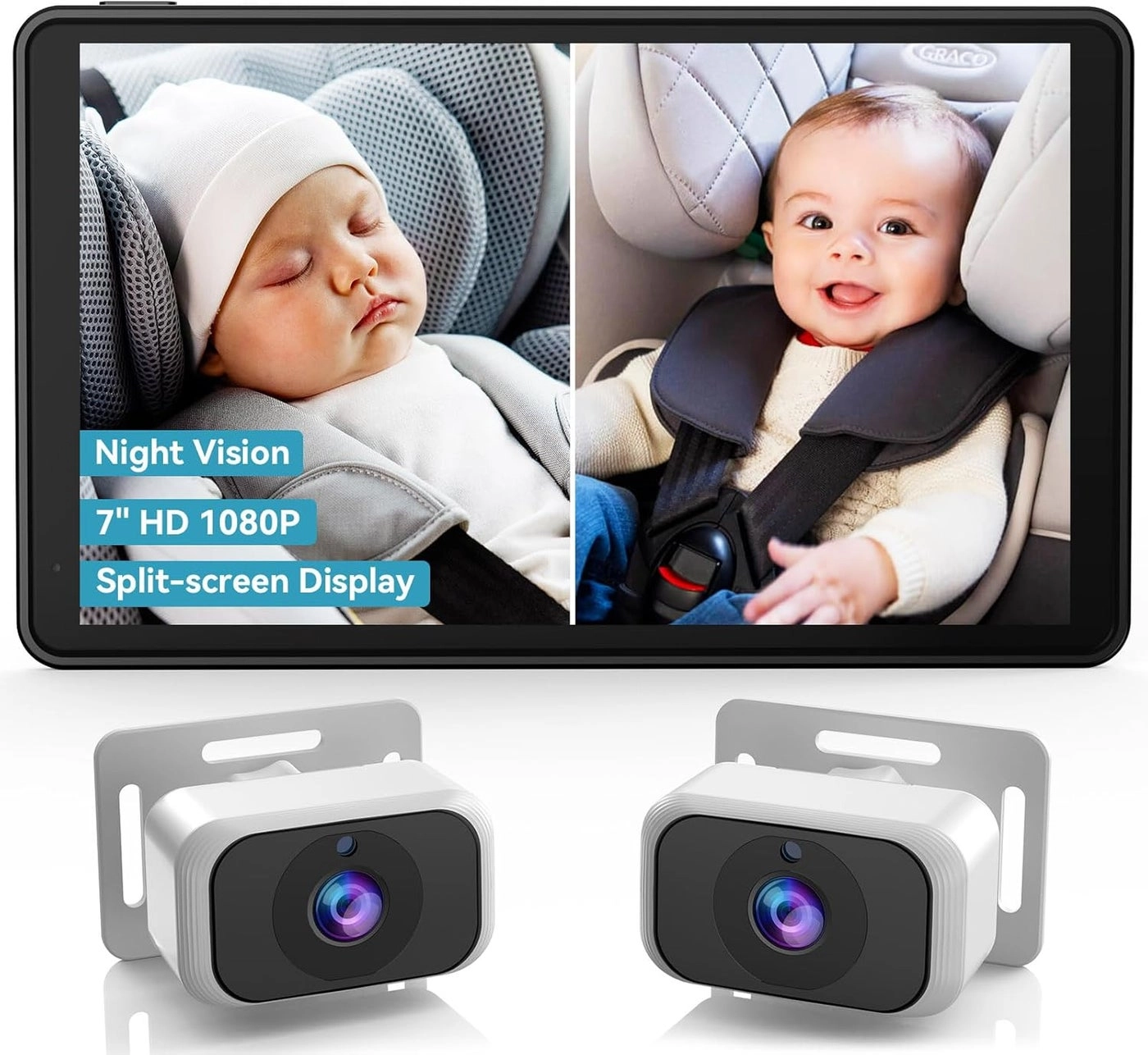 pemacom Baby Car Camera - 7 Inch