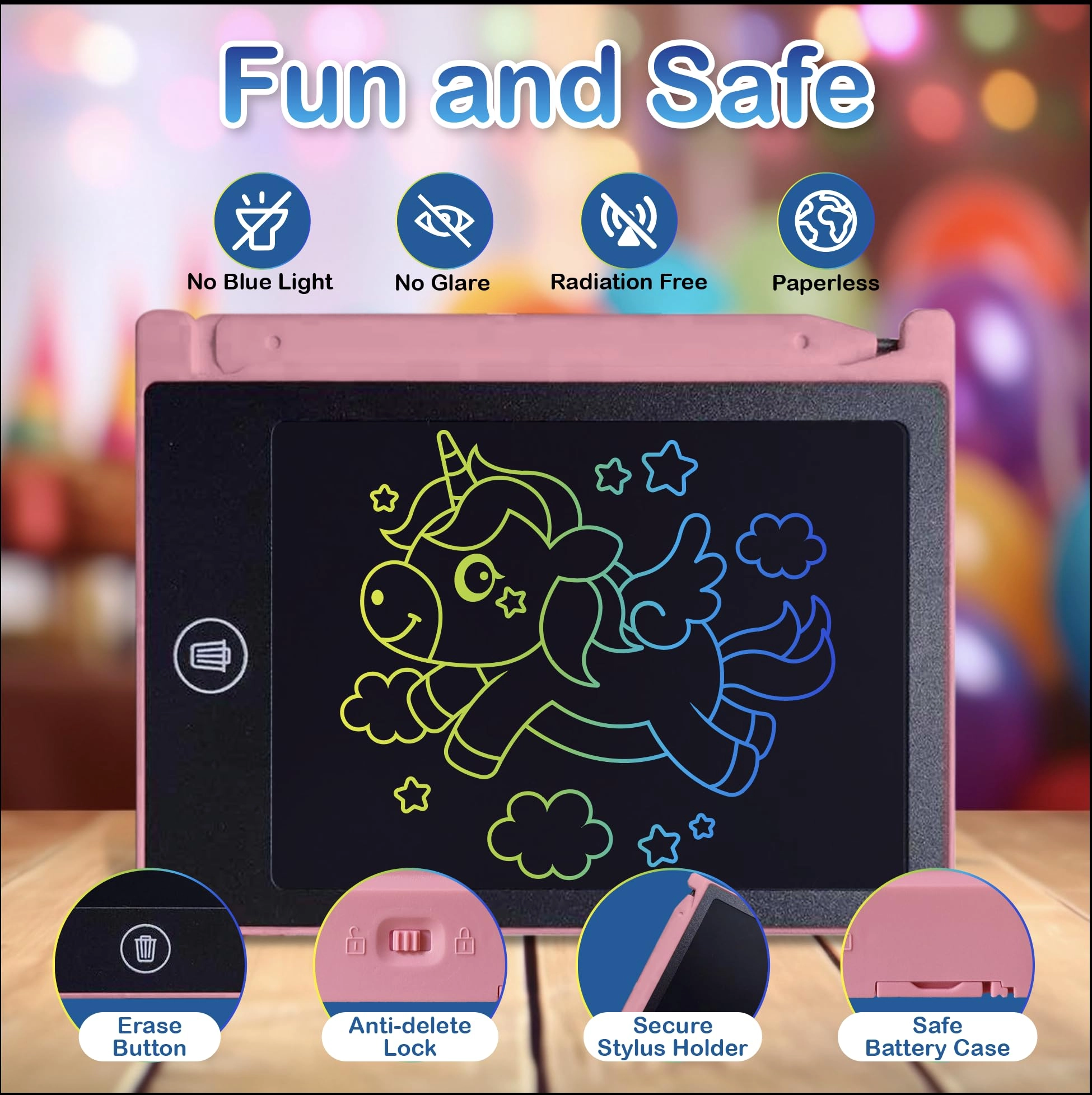 Mini LCD Writing Tablet - 12 pcs