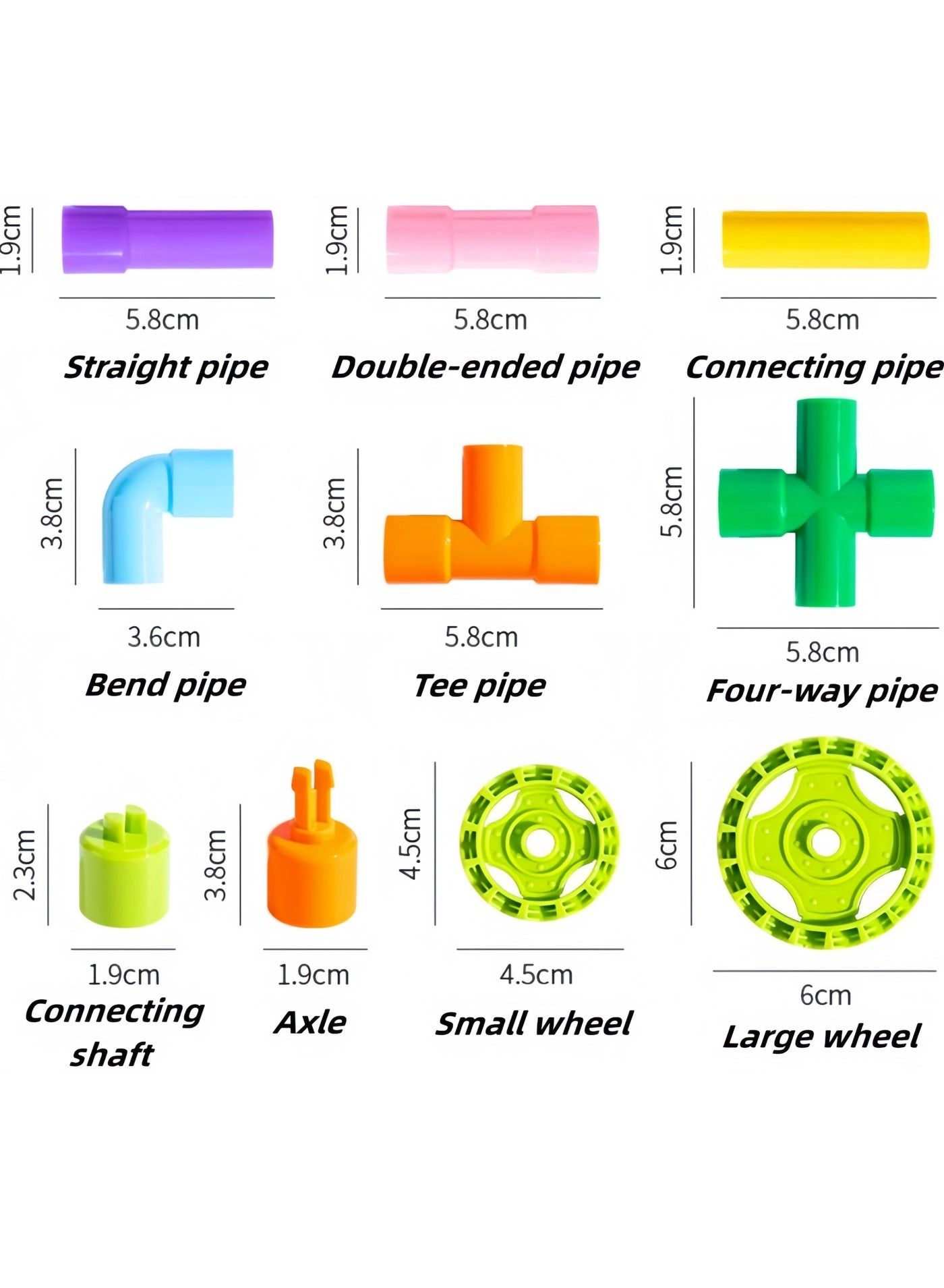 STEM Building Blocks - 108pcs