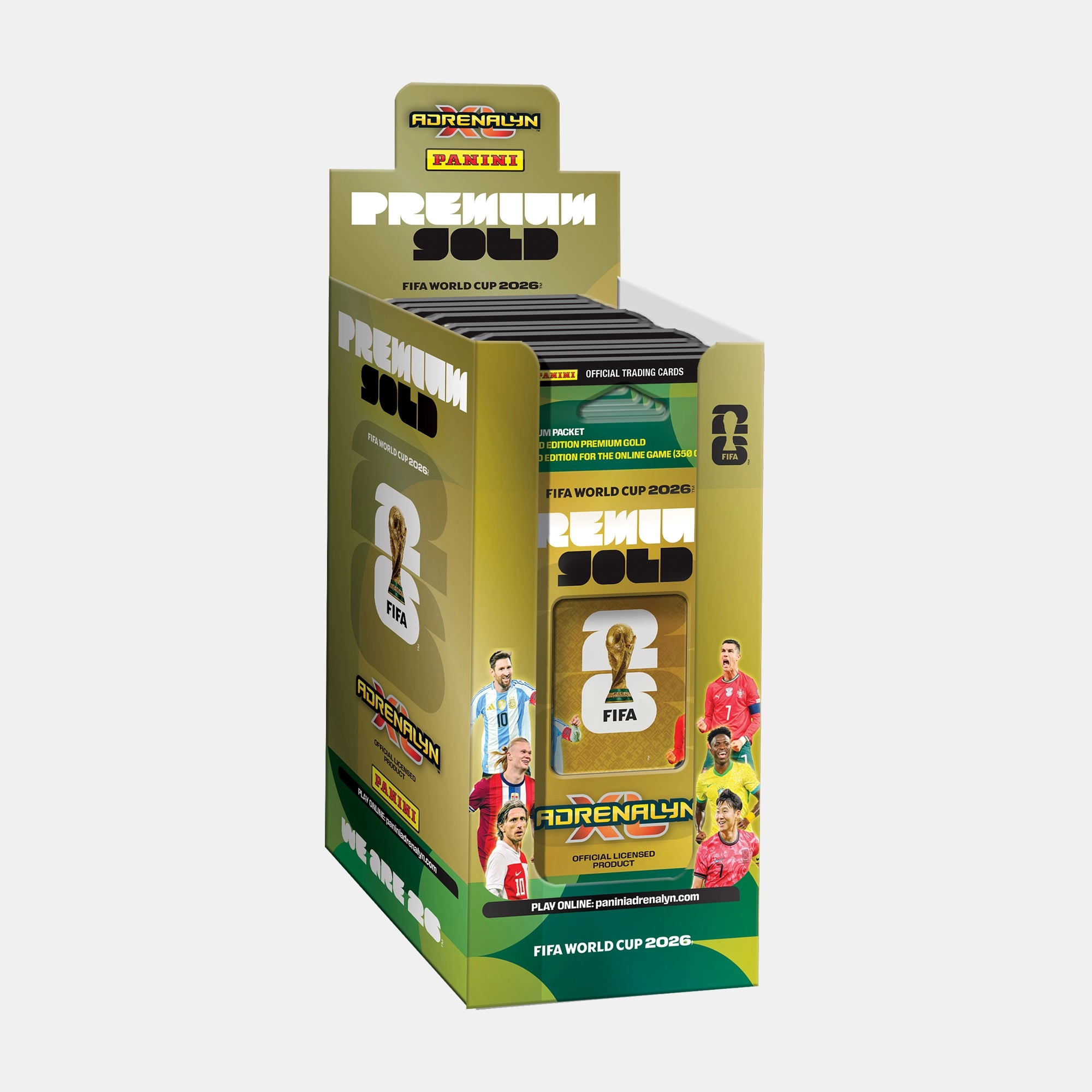 Panini Fifa World Cup 2026 Adrenalyn Xl Premium Gold Packet - 5 pcs