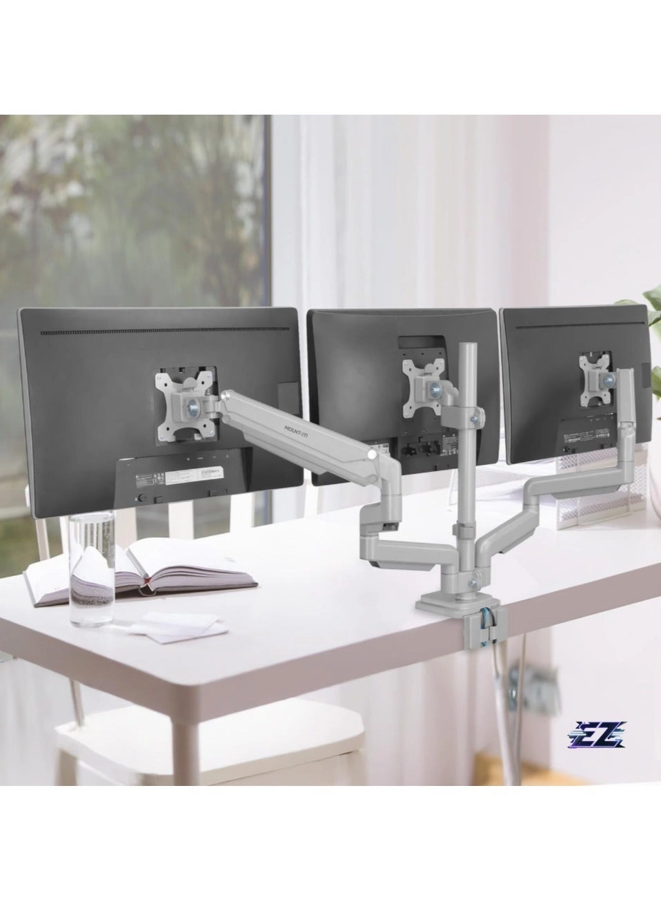 Triple Monitor Desk Mount - 3 32 Inches 75x75mm 100x100mm