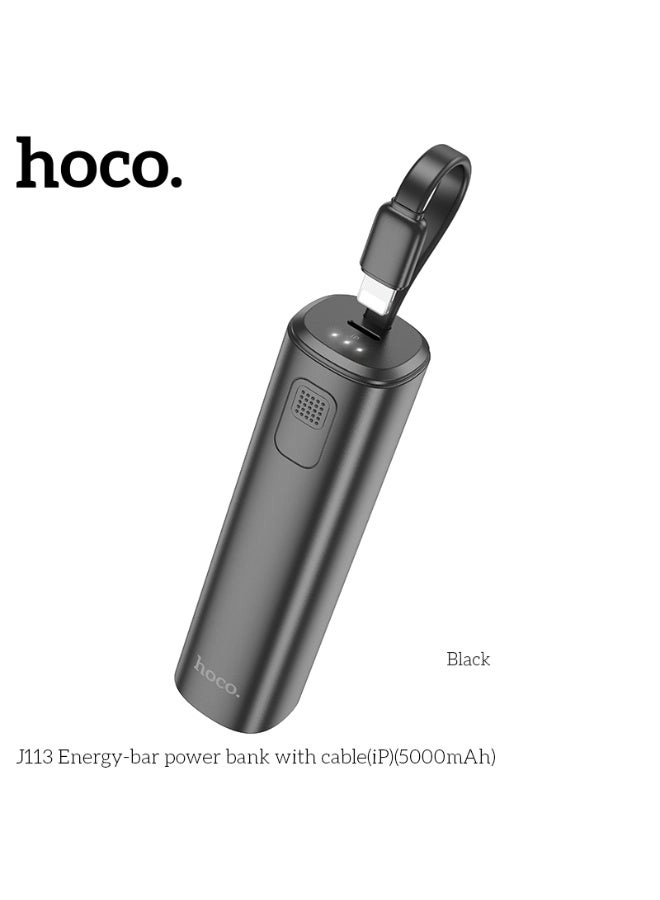 Energy Bar Wired Power Bank - 5000mAh