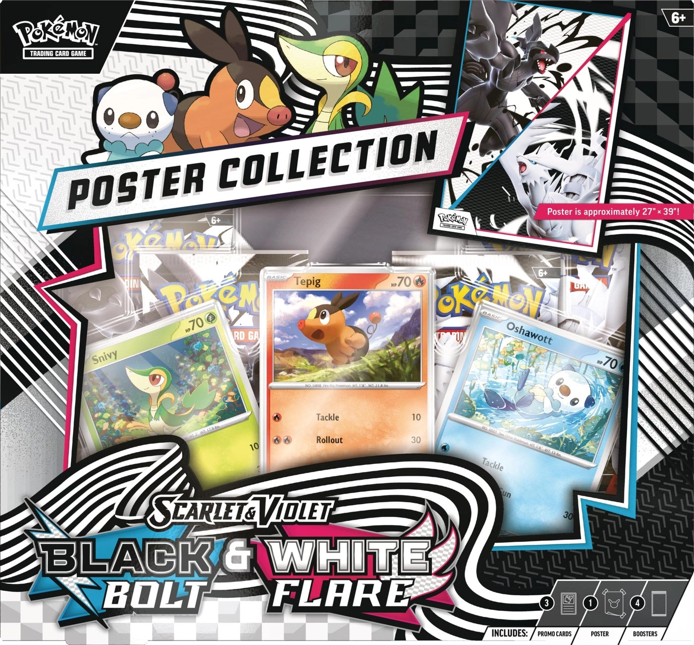 Scarlet & Violet Unova Poster Box - 3pcs