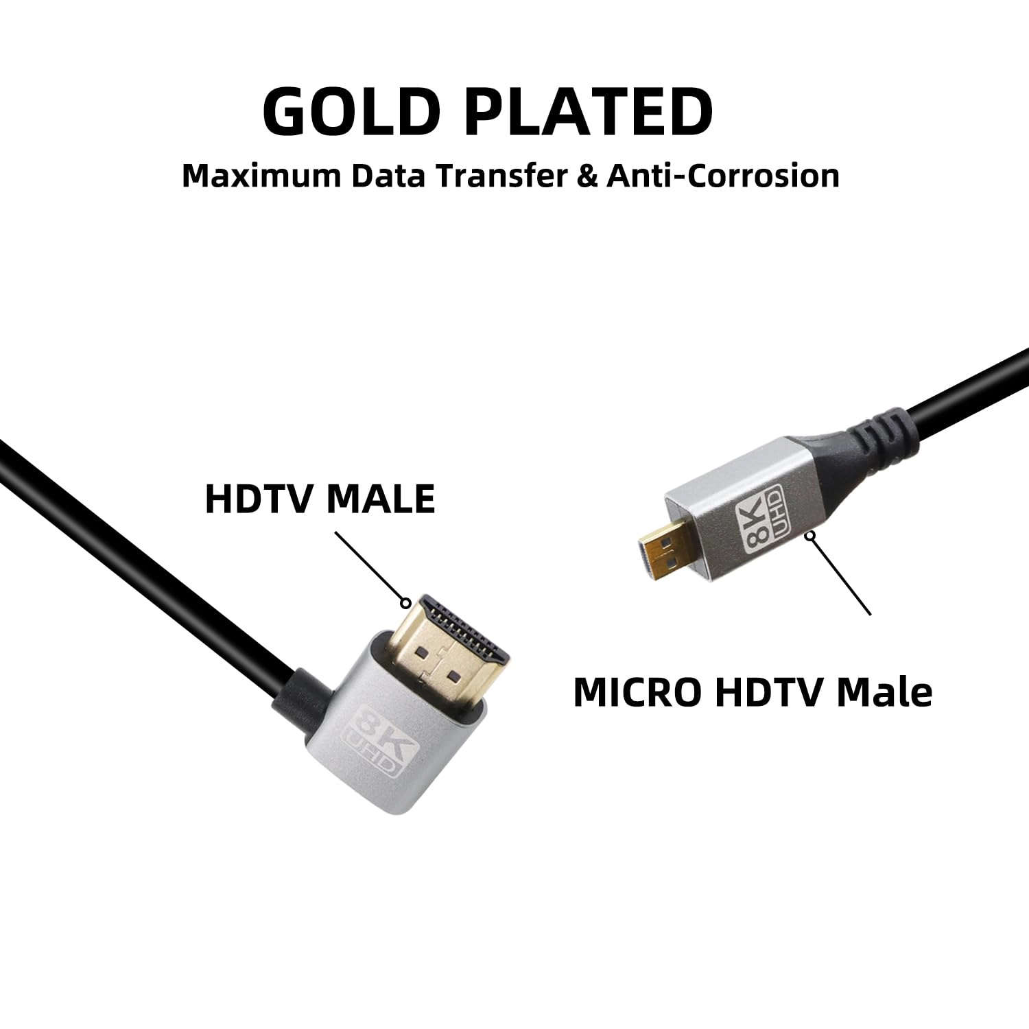 8K HDMI Cable 0.5m