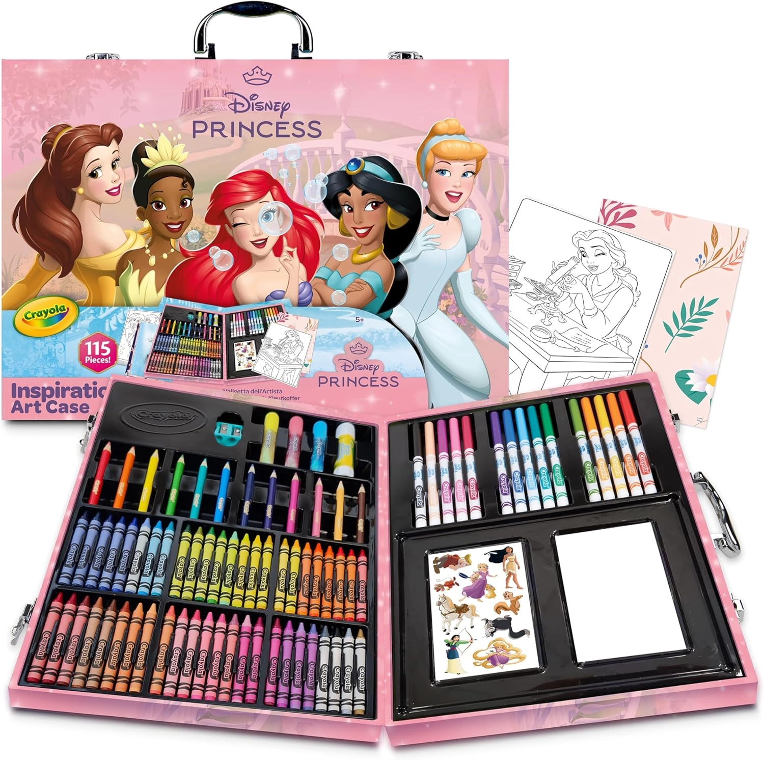 COLORLAND LETS PLAY Inspirational Art Case Disney Princess - 115 Pieces