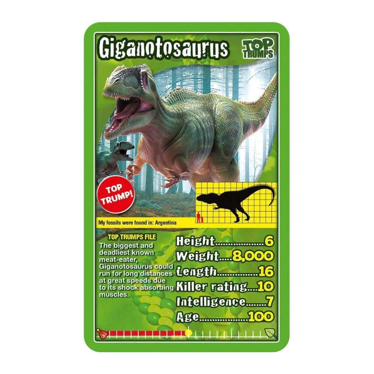 Top Trumps Quiz Dinosaur - 7 years and up