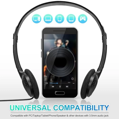 Classroom Headphones Wired Headphone Pack