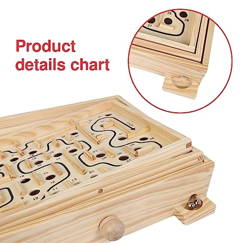 Labyrinth Wooden Puzzle (ET2504) - 1 pcs