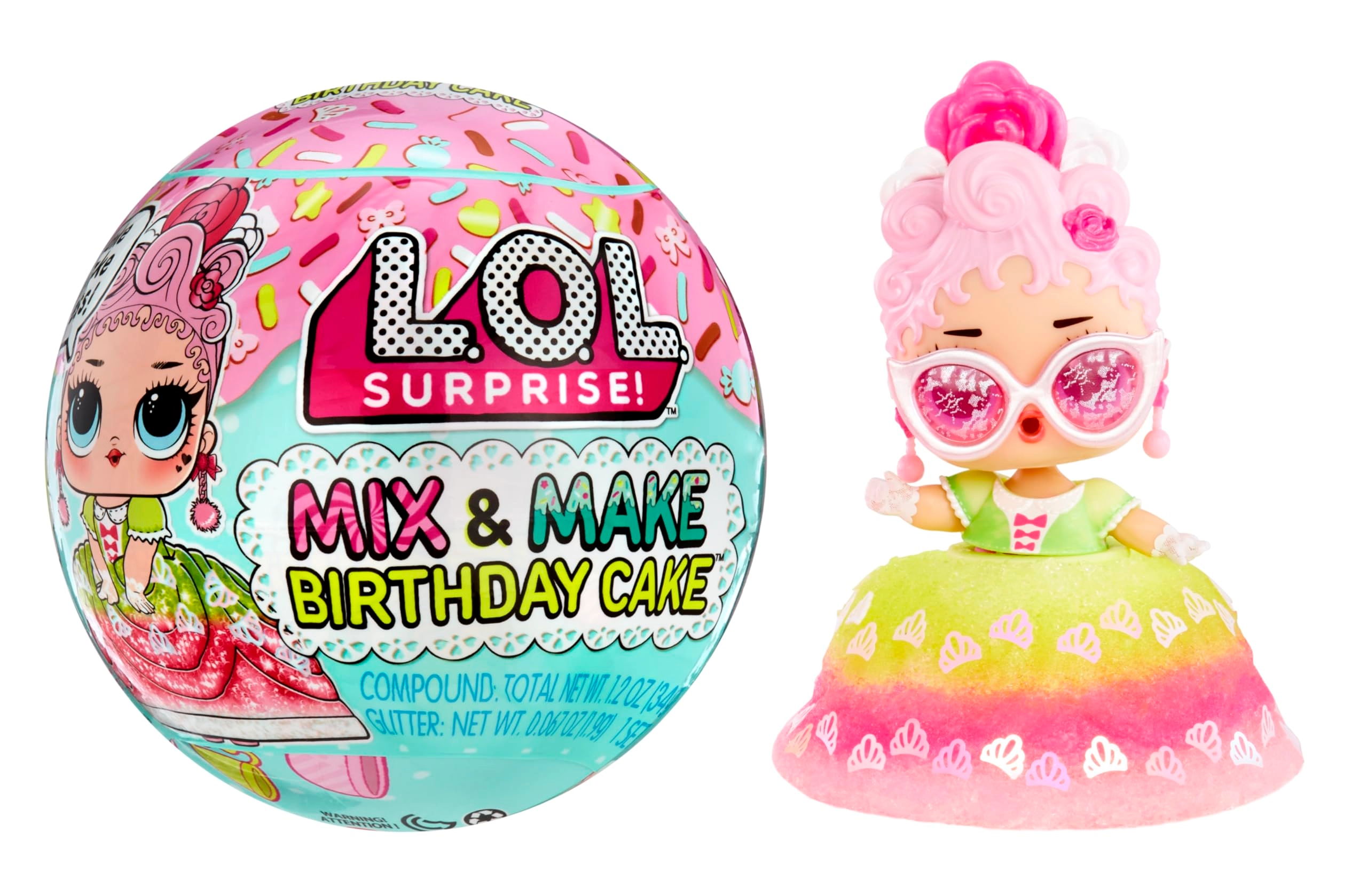 MGA Entertainment Mix & Make Birthday Cake Tots - Assorted Customizable