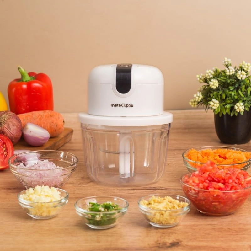 InstaCuppa Mini Electric Chopper - 350 ML USB rechargeable