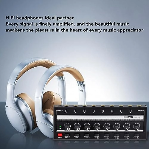 Headphone Amplifier - 8 Channel Mono Stereo