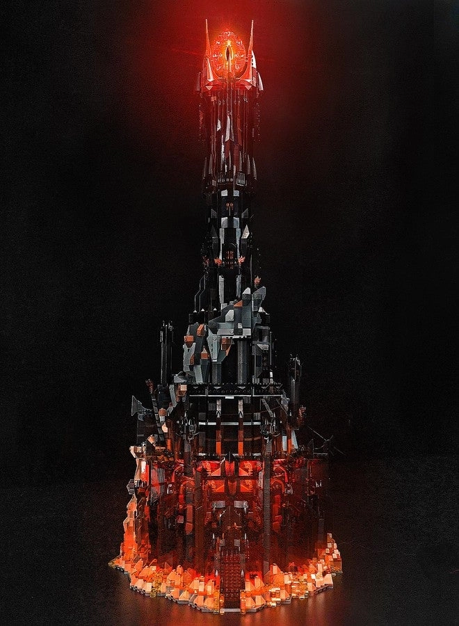 Brickshining LED Lighting Compatible with Lego Barad-dûr 10333 - Light Kit Standard Version