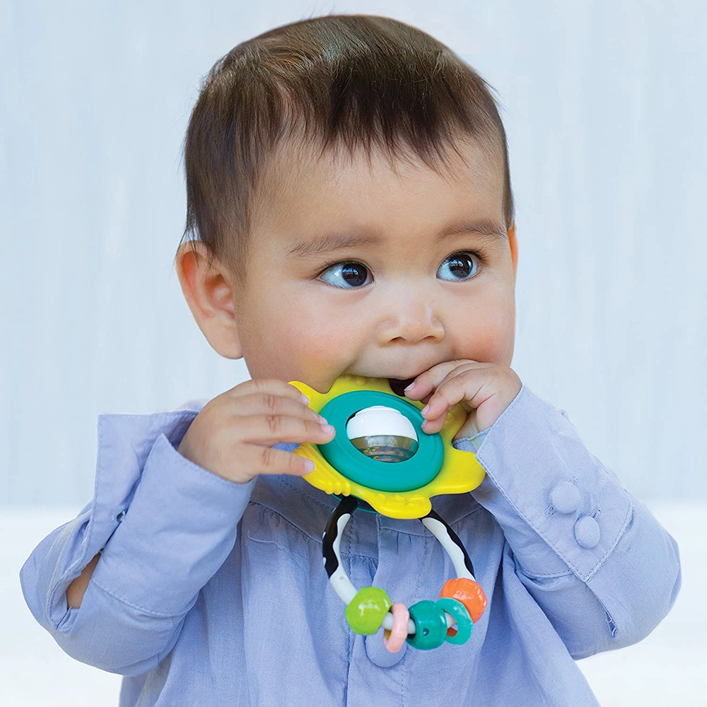 Spin & Rattle Teether - BPA-free materials