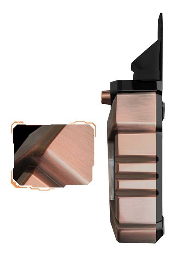 Portable Air Extracting Cooling Fan - Rose Gold Black Red