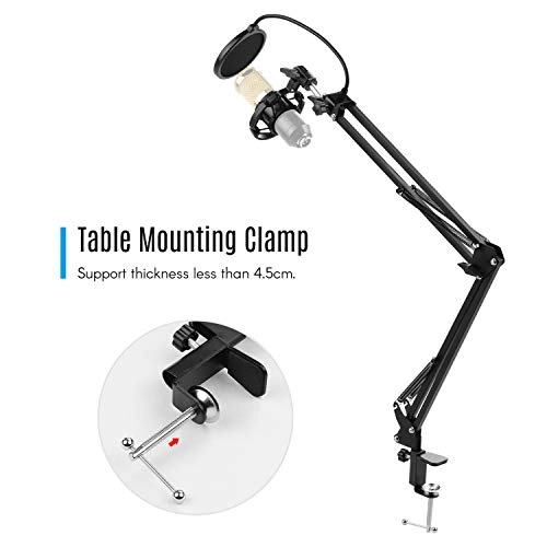 Microphone Stand - Adjustable Foldable Heavy Duty