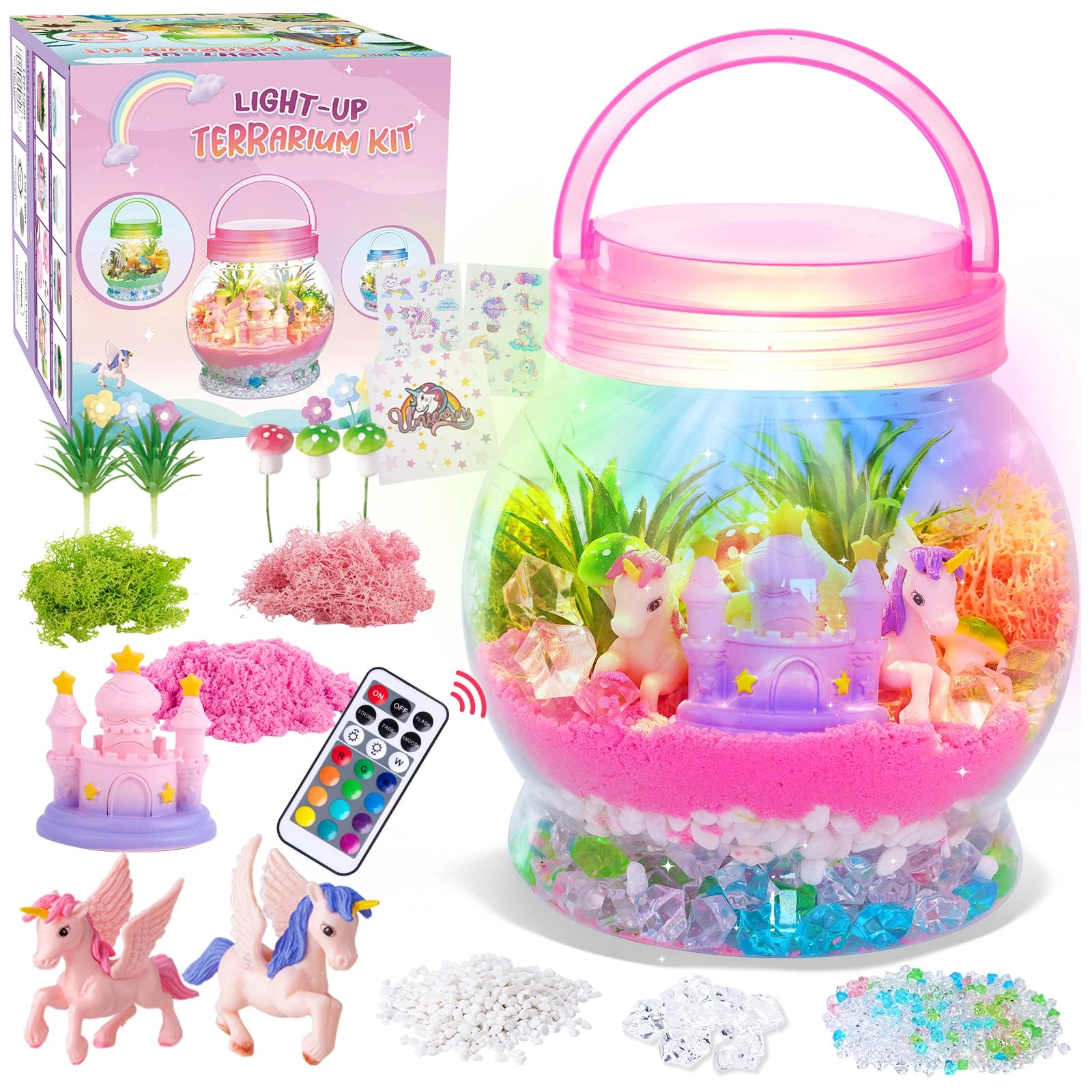 Meland Unicorn Terrarium Kit - 5+ years 1 pcs