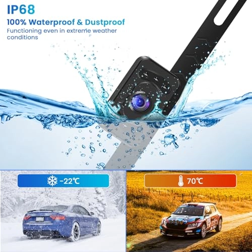 AHD Wireless Rear View Camera IPS-Monitor - Night Vision 720P