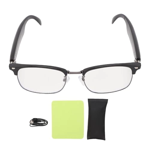 Smart Glasses - Blue Light Blocking Open Ear Speaker Voice Control