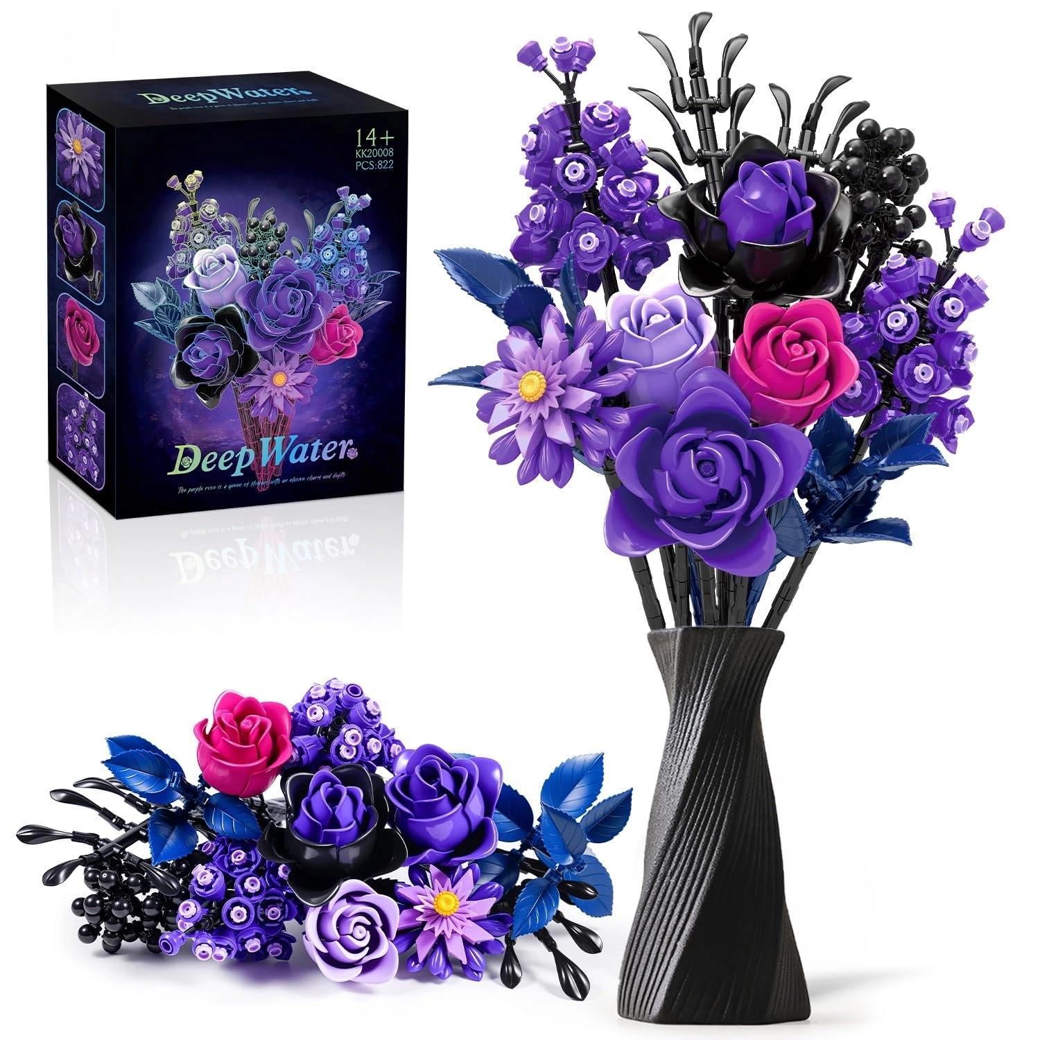 PENGBU RC Roses Bouquet - 822 pcs