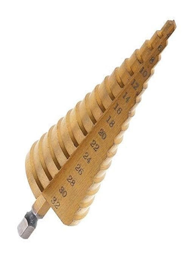 Step Cone Drill - HSS Steel Titanium 4-32mm