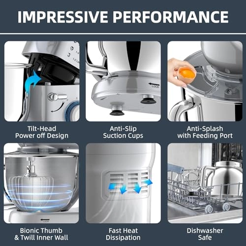 Planetary Mixer - 6.5 Liters 2000 watts