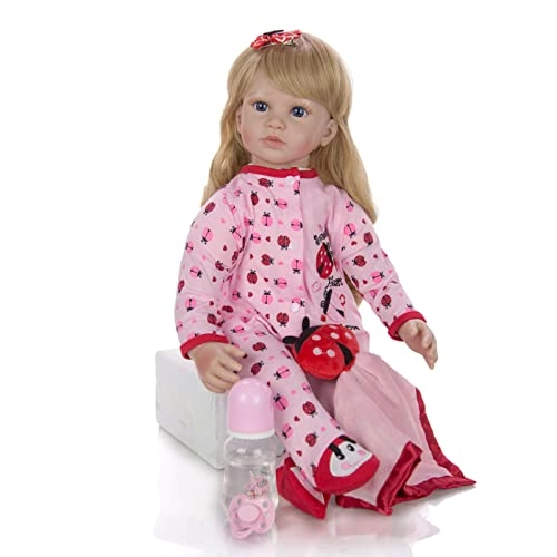 Rebirth Baby Doll - 48cm/58cm Silicone Limbs Cloth Body Panda Clothes Gift Set